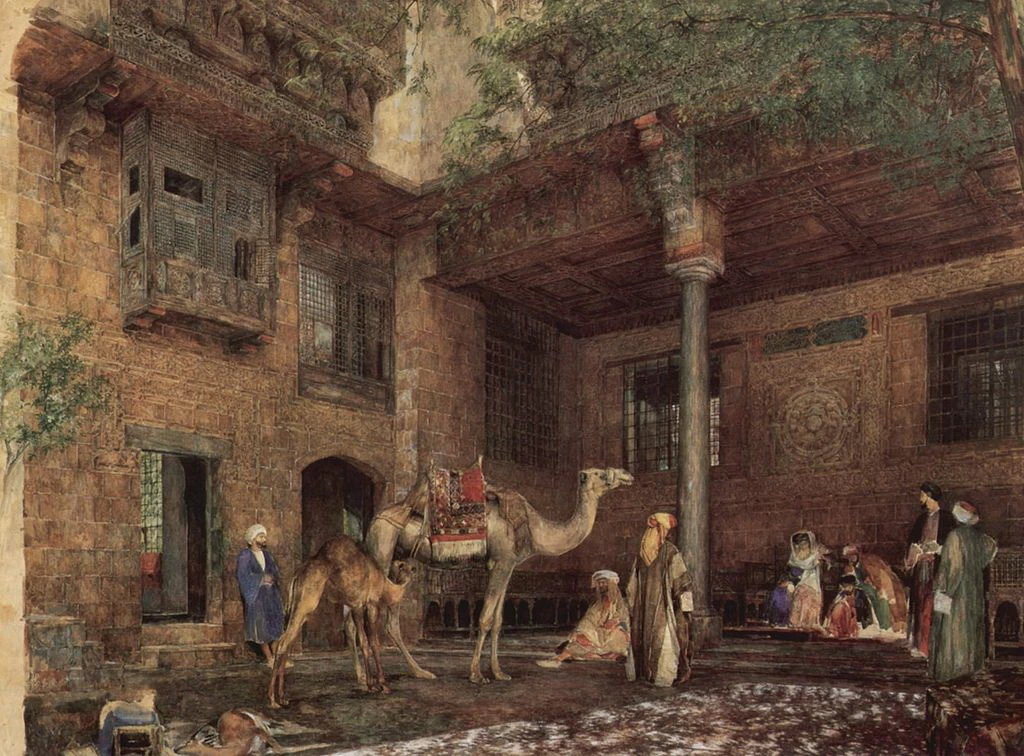 Studio per il cortile della casa del patriarca copto al Cairo - dettaglio, Tate Britain, Londra
